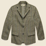 Wool Check Blazer - Mustard - Barque - STAG Provisions - Suiting - Sport Coat