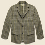 Wool Check Blazer - Mustard - Barque - STAG Provisions - Suiting - Sport Coat