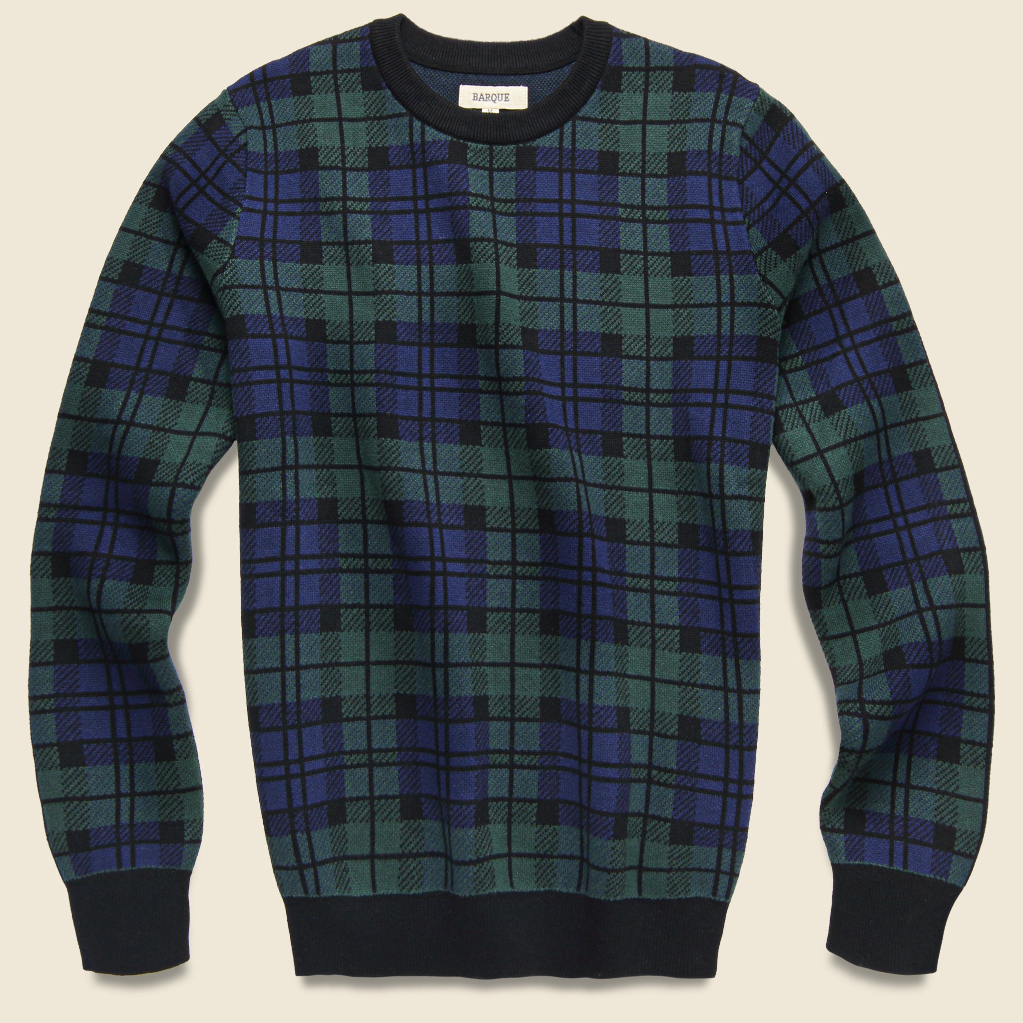 Black Swatch Sweater - Hunter - Barque - STAG Provisions - Tops - Sweater