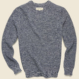Cotton Ragg Crewneck Sweater - Navy - Barque - STAG Provisions - Tops - Sweater