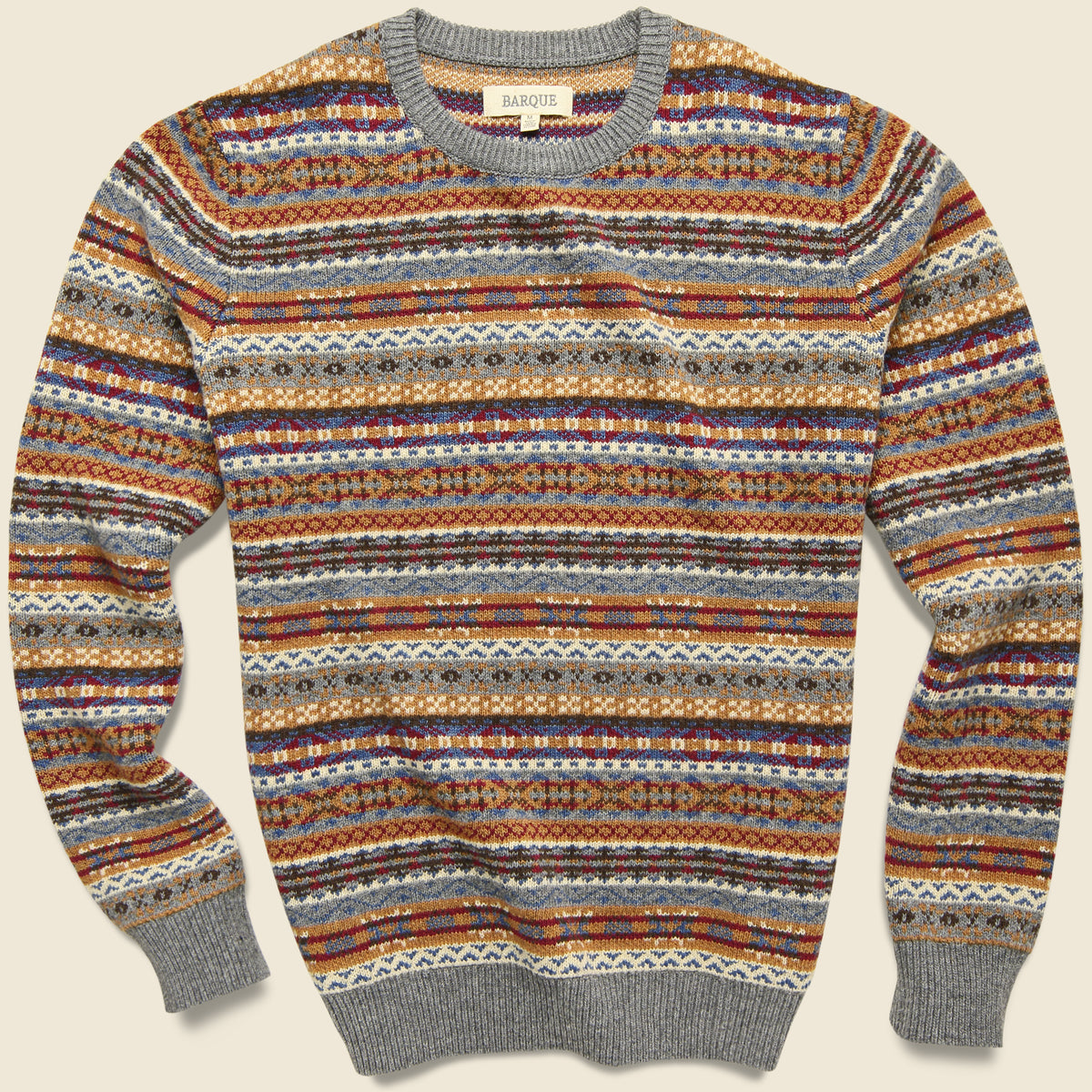 Fair Isle Crewneck Sweater - Camel – STAG Provisions