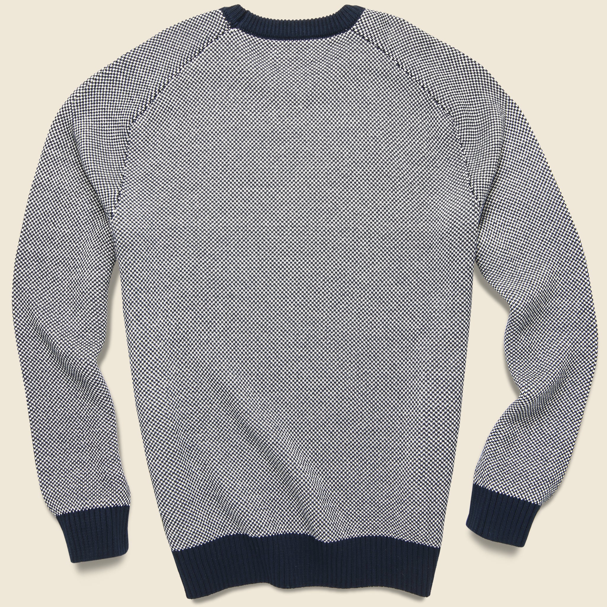 
                          Dobby Crewneck Sweater - Navy - Barque - STAG Provisions - Tops - Sweater
                        