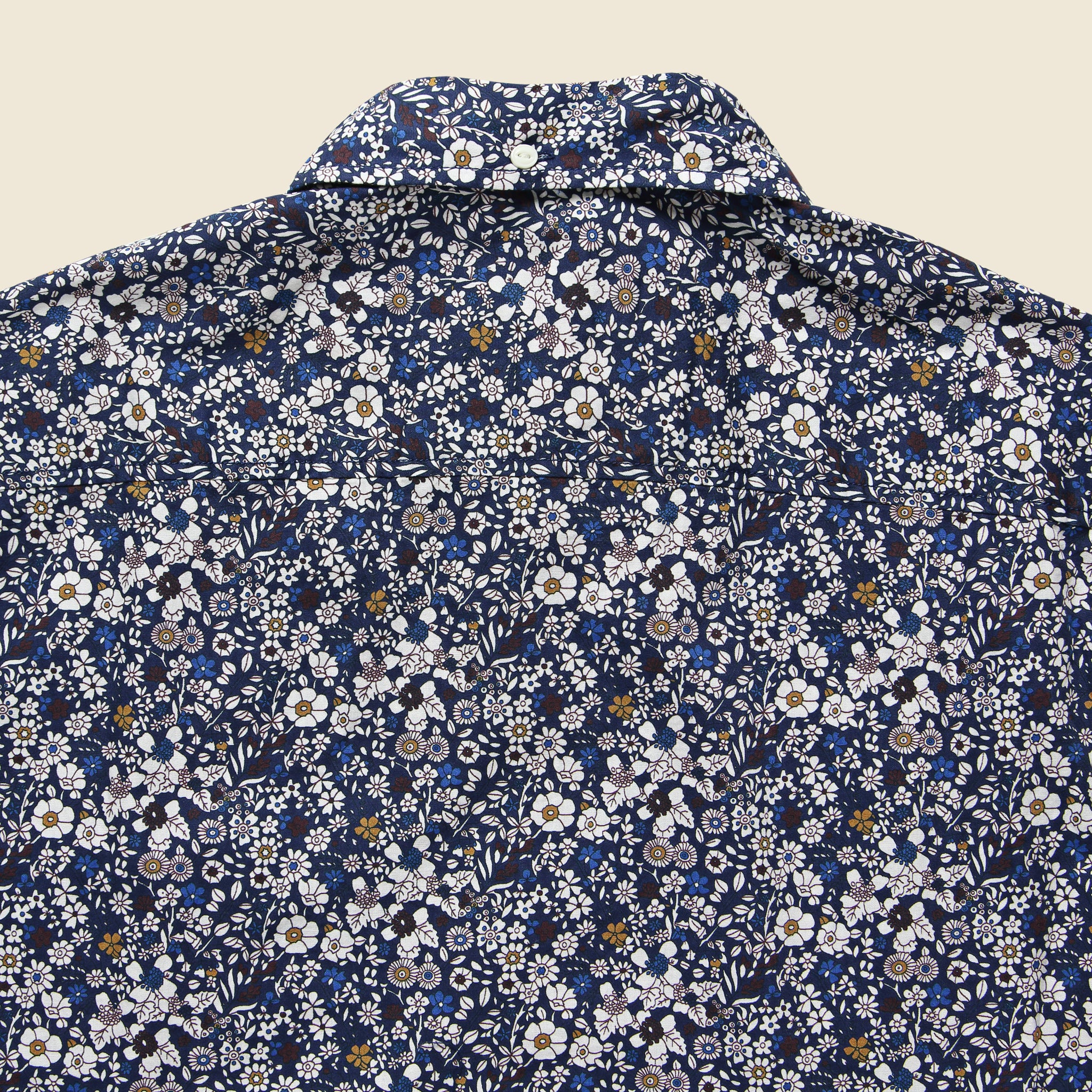 
                          Multi-Color Floral Shirt - Navy - Barque - STAG Provisions - Tops - S/S Woven - Floral
                        