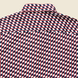 Geo Print Shirt - Red - Barque - STAG Provisions - Tops - S/S Woven - Other Pattern