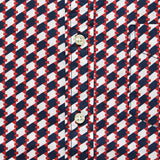 Geo Print Shirt - Red - Barque - STAG Provisions - Tops - S/S Woven - Other Pattern