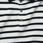 Breton Stripe Sweater Polo - Navy - Barque - STAG Provisions - Tops - S/S Knit