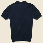 Vintage Jacquard Polo - Navy - Barque - STAG Provisions - Tops - S/S Knit