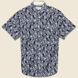 Floral Print Shirt - Navy - Barque - STAG Provisions - Tops - S/S Woven - Floral