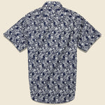 Floral Print Shirt - Navy - Barque - STAG Provisions - Tops - S/S Woven - Floral