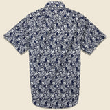 Floral Print Shirt - Navy - Barque - STAG Provisions - Tops - S/S Woven - Floral