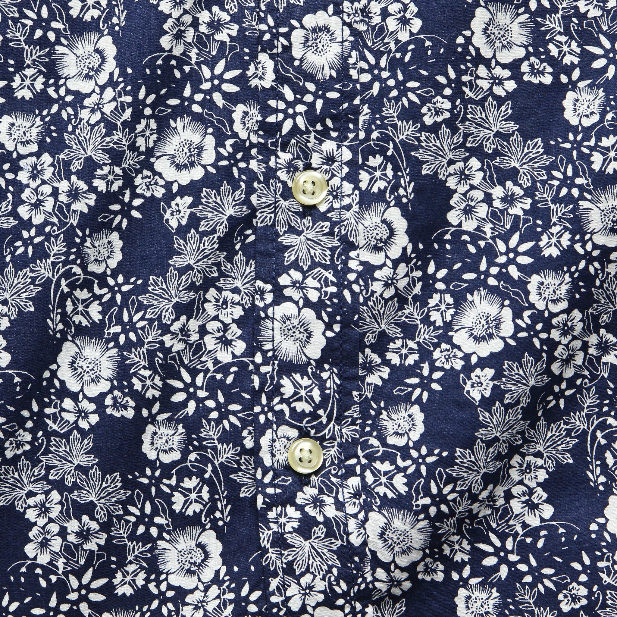 Floral Print Shirt - Navy - Barque - STAG Provisions - Tops - S/S Woven - Floral