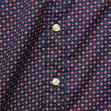 Geo Textured Shirt - Navy - Barque - STAG Provisions - Tops - S/S Woven - Other Pattern