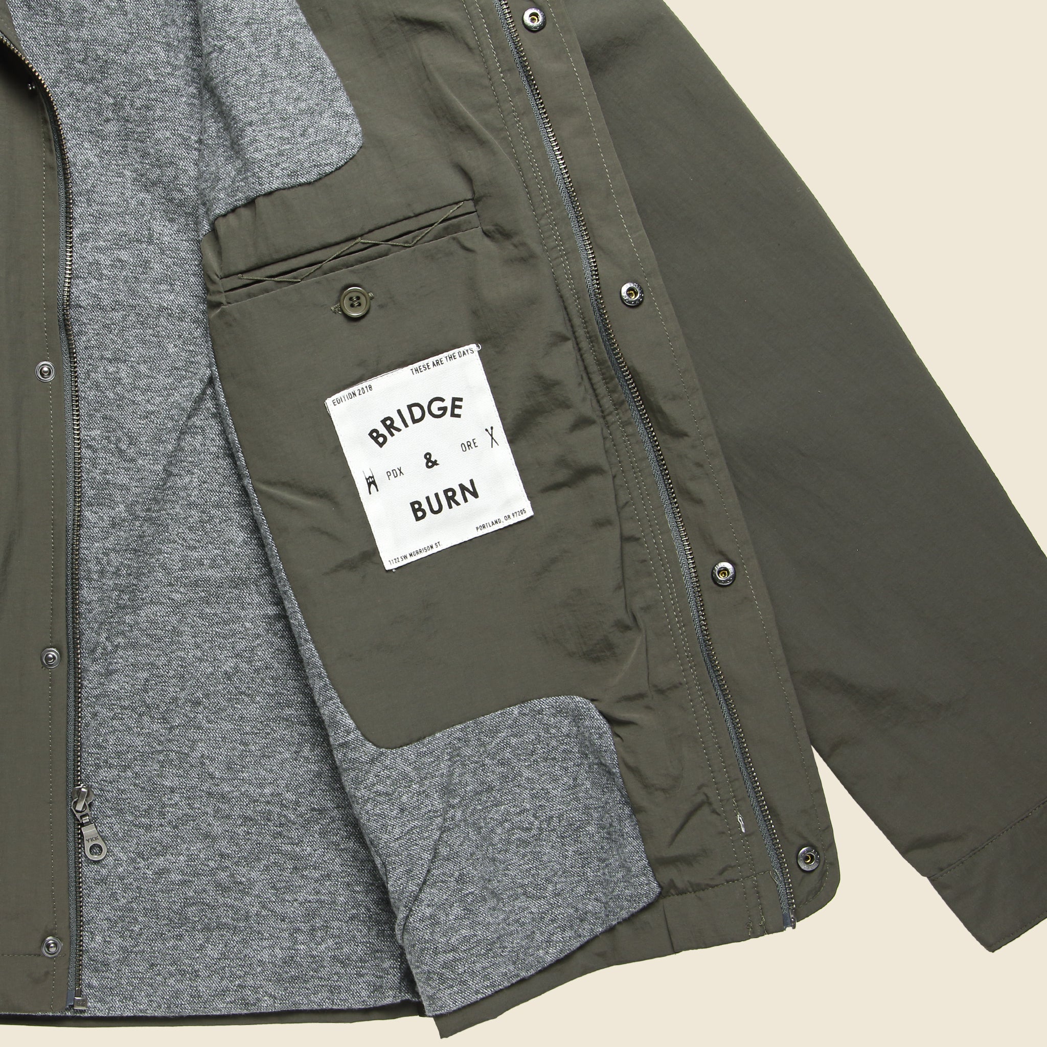 
                          Marshall Jacket - Charcoal - Bridge &amp; Burn - STAG Provisions - Outerwear - Coat / Jacket
                        