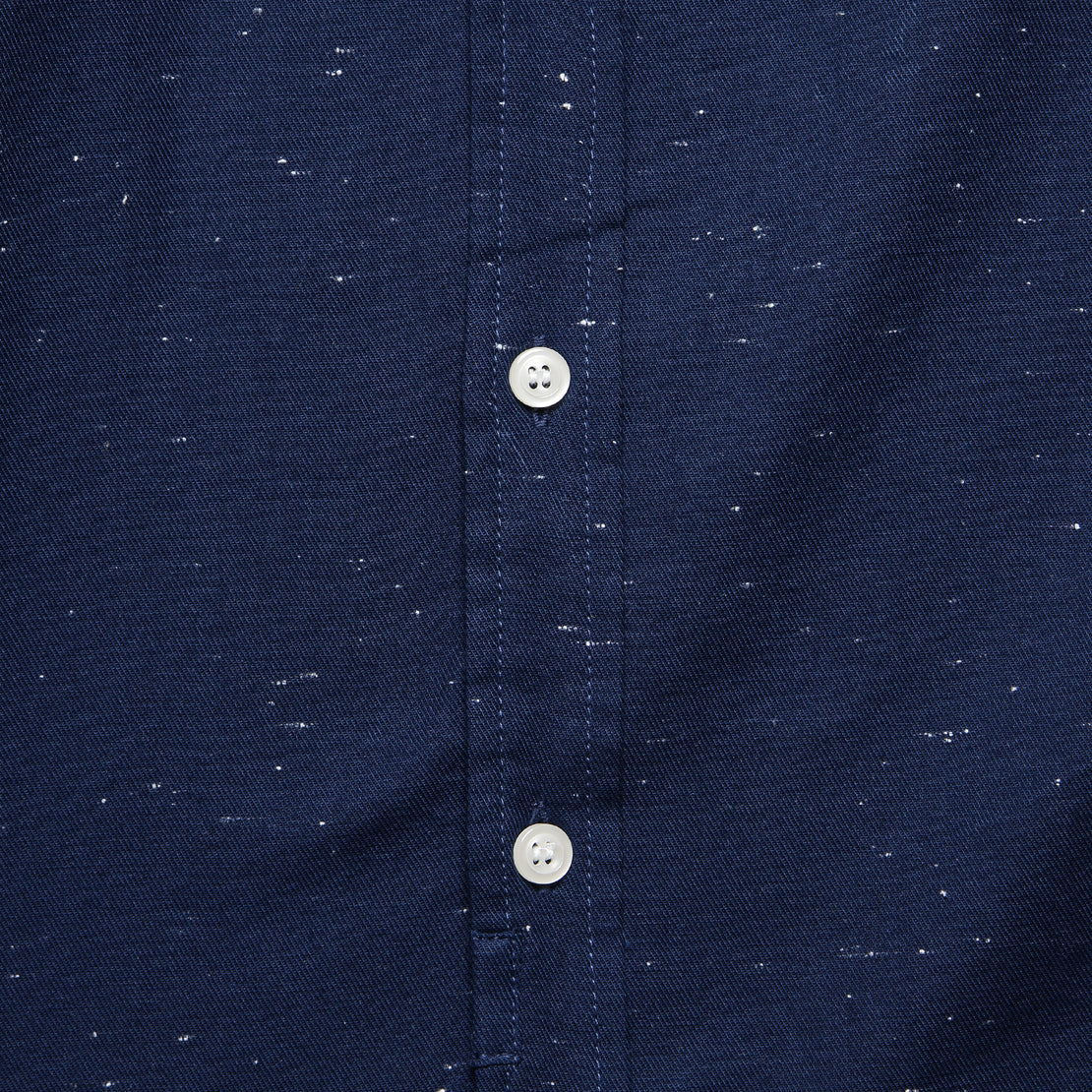 Winslow Shirt - Navy Donegal - Bridge & Burn - STAG Provisions - Tops - L/S Woven - Fleck