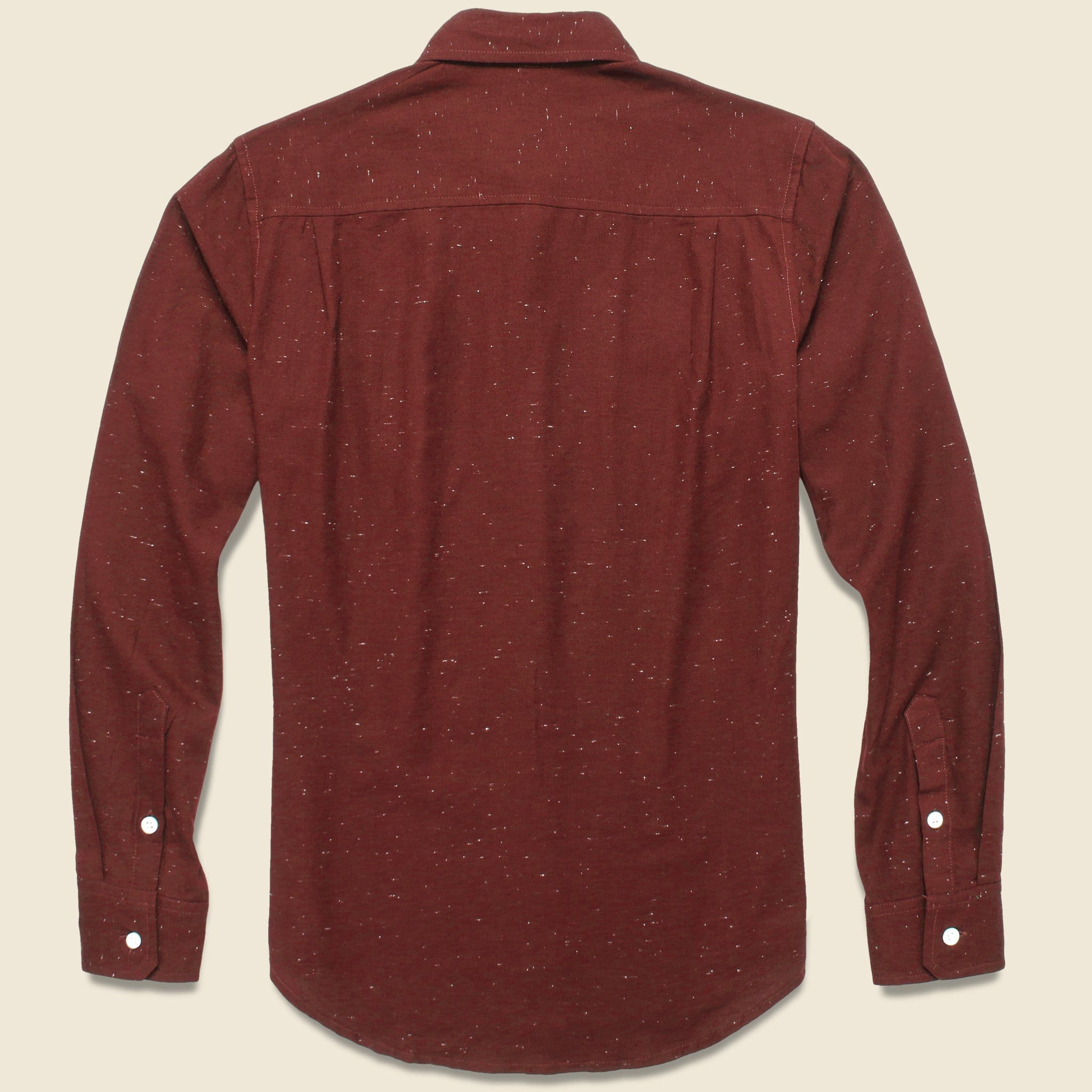 Winslow Shirt - Rust Donegal - Bridge & Burn - STAG Provisions - Tops - L/S Woven - Fleck