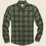 Winslow Flannel - Olive Plaid - Bridge & Burn - STAG Provisions - Tops - L/S Woven - Plaid