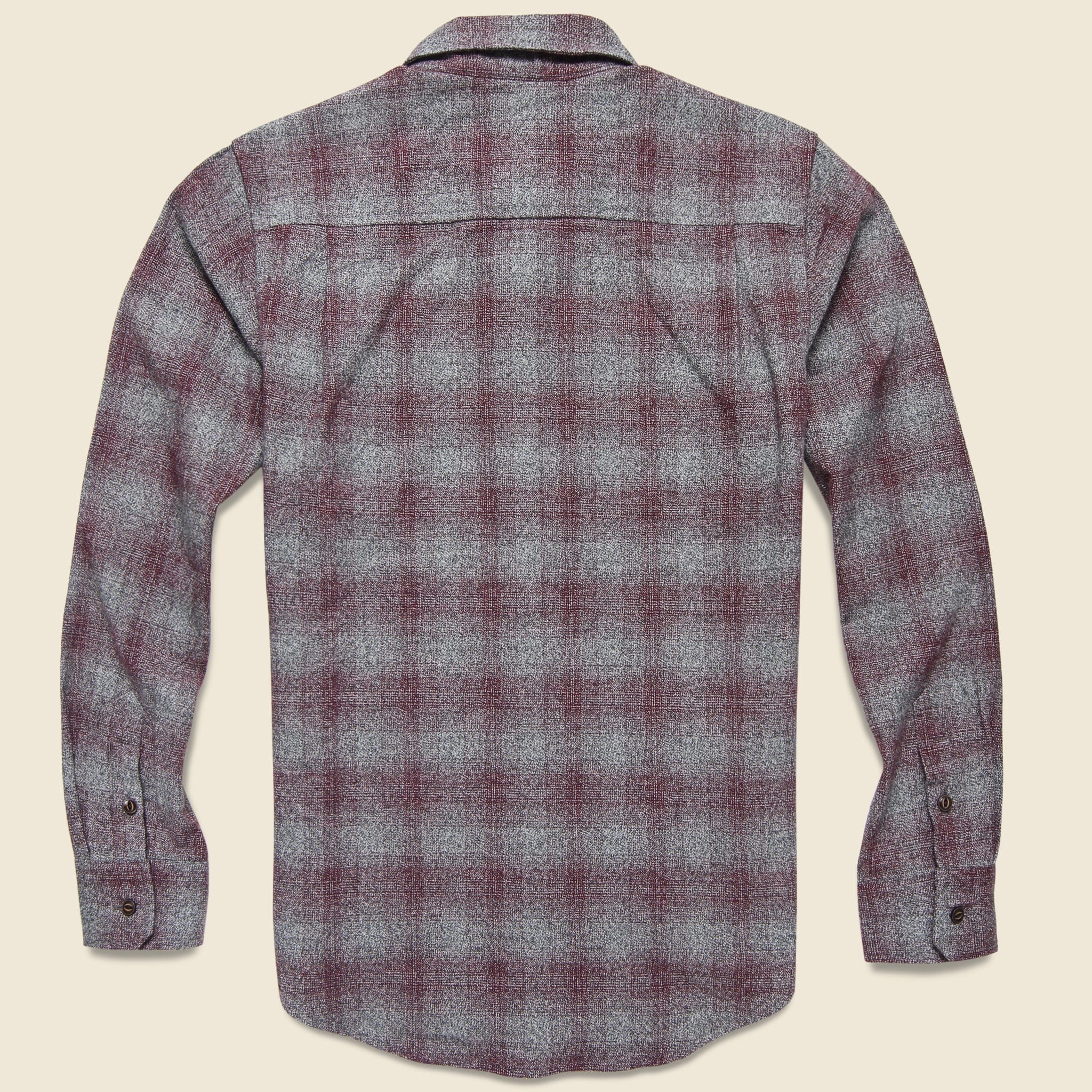 
                          Winslow Flannel - Burgundy Plaid - Bridge &amp; Burn - STAG Provisions - Tops - L/S Woven - Plaid
                        