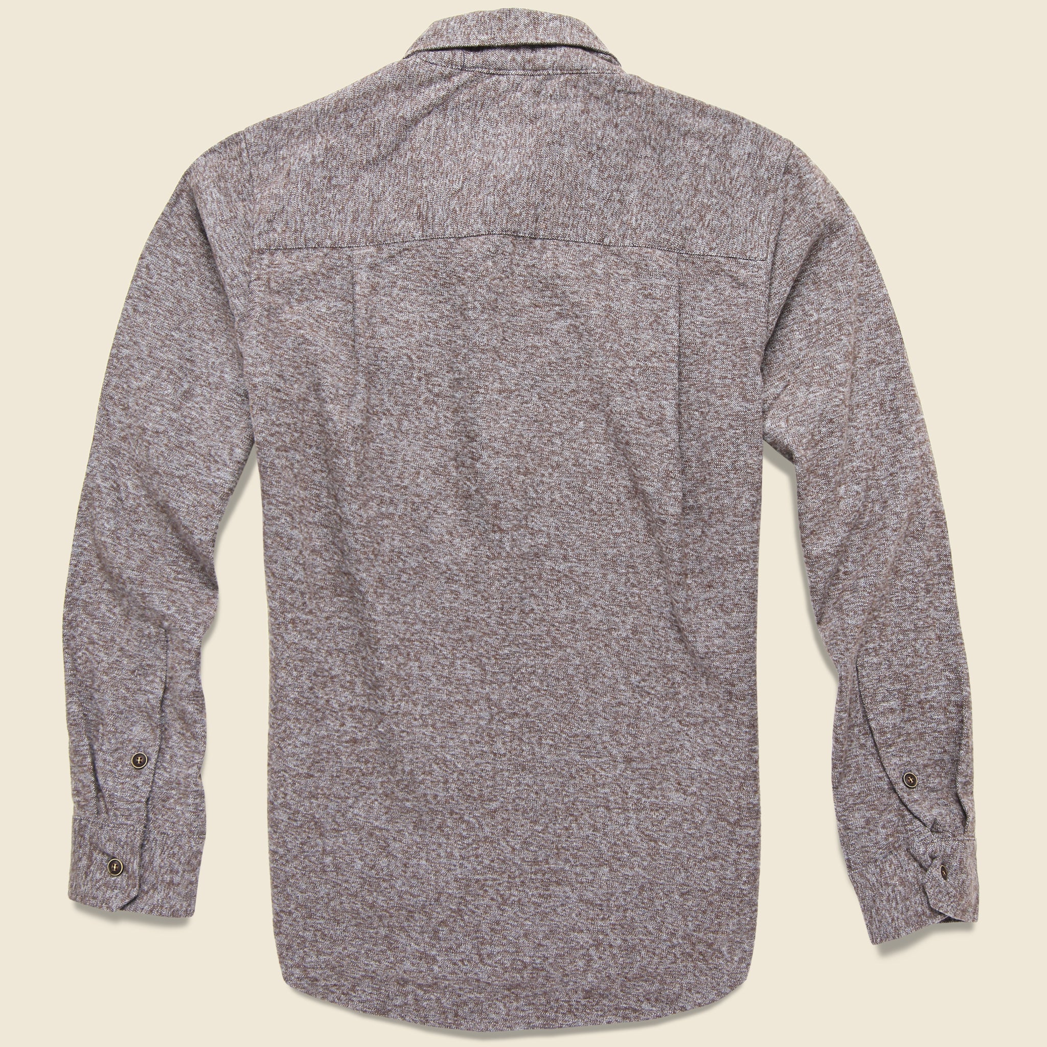 Bedford Flannel - Umber Heather - Bridge & Burn - STAG Provisions - Tops - L/S Woven - Solid