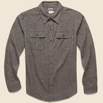 Bedford Shirt - Coffee Heather - Bridge & Burn - STAG Provisions - Tops - L/S Woven - Solid