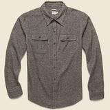 Bedford Shirt - Coffee Heather - Bridge & Burn - STAG Provisions - Tops - L/S Woven - Solid
