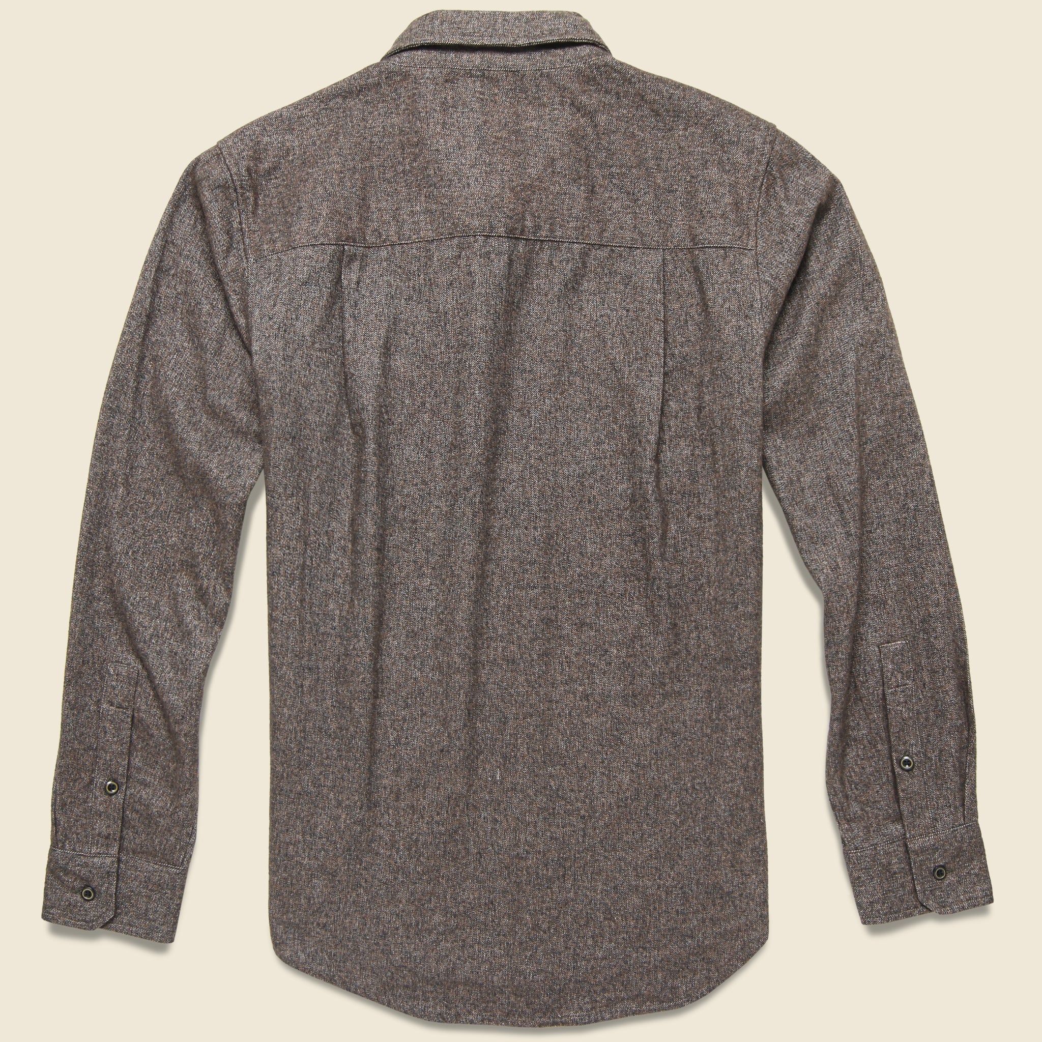 Bedford Shirt - Coffee Heather - Bridge & Burn - STAG Provisions - Tops - L/S Woven - Solid