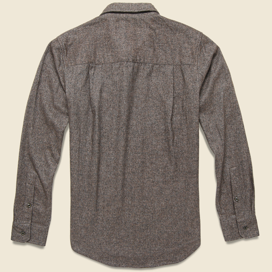 Bedford Shirt - Coffee Heather - Bridge & Burn - STAG Provisions - Tops - L/S Woven - Solid