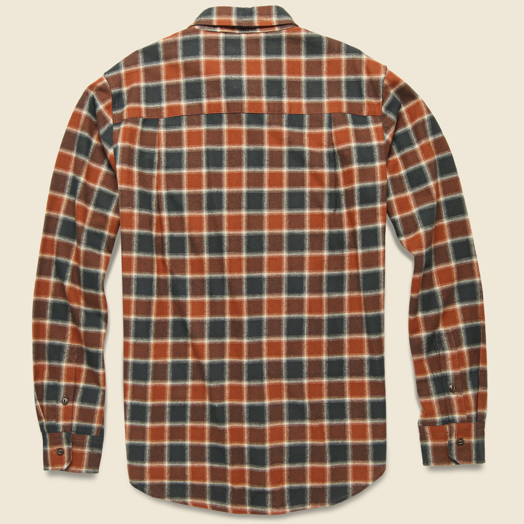 
                          Bedford Flannel - Rust Charcoal Plaid - Bridge &amp; Burn - STAG Provisions - Tops - L/S Woven - Plaid
                        