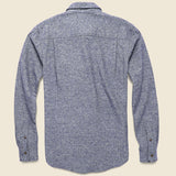 Winslow Flannel - Navy Heather - Bridge & Burn - STAG Provisions - Tops - L/S Woven - Solid