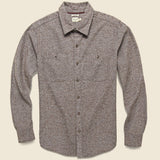 Winslow Flannel - Brown Heather - Bridge & Burn - STAG Provisions - Tops - L/S Woven - Solid