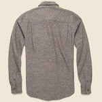 Winslow Flannel - Brown Heather - Bridge & Burn - STAG Provisions - Tops - L/S Woven - Solid
