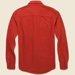 Cole Flannel - Dull Red - Bridge & Burn - STAG Provisions - Tops - L/S Woven - Solid