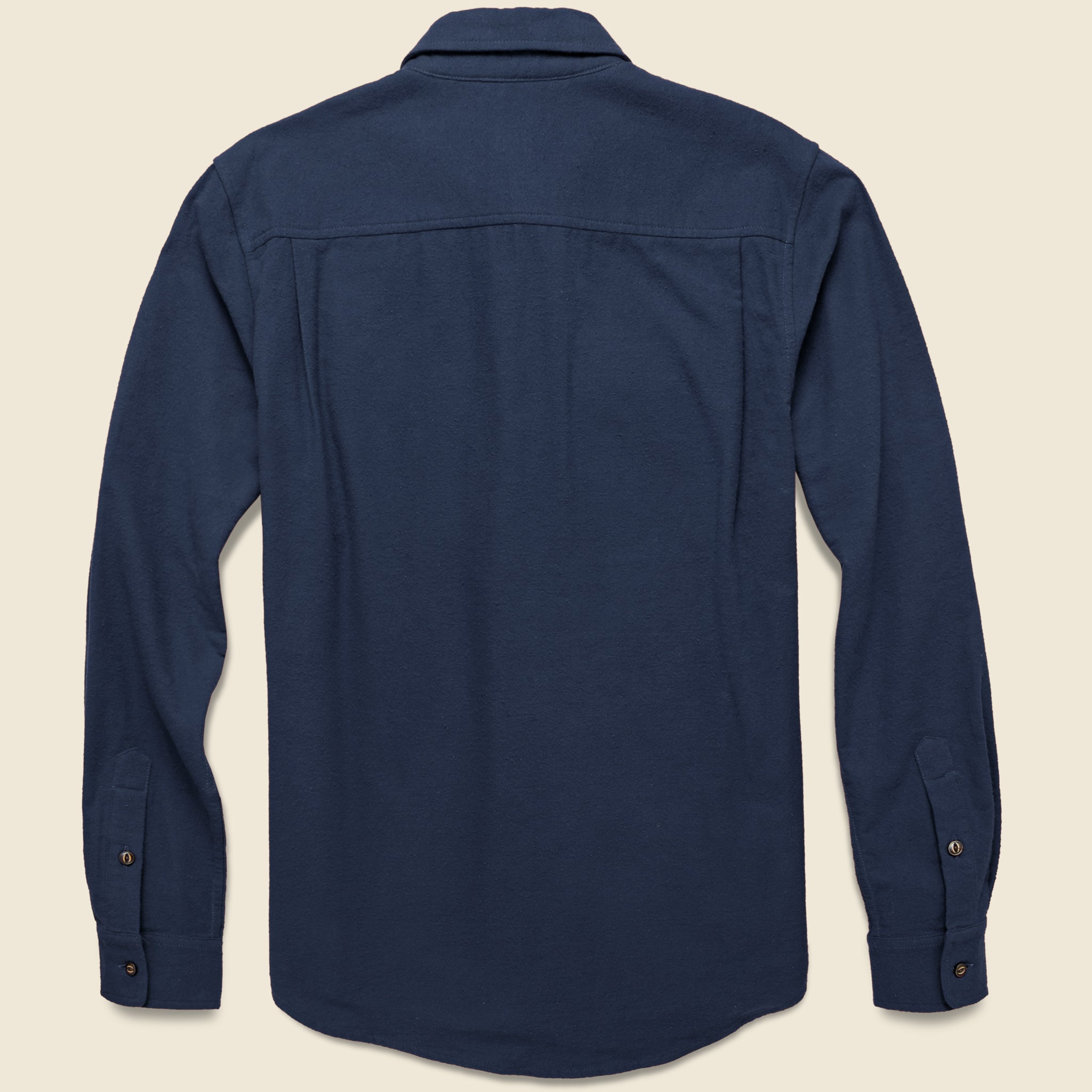 Cole Flannel - Navy - Bridge & Burn - STAG Provisions - Tops - L/S Woven - Solid