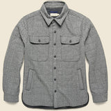 Russell Shirt Jacket - Charcoal Herringbone - Bridge & Burn - STAG Provisions - Outerwear - Coat / Jacket