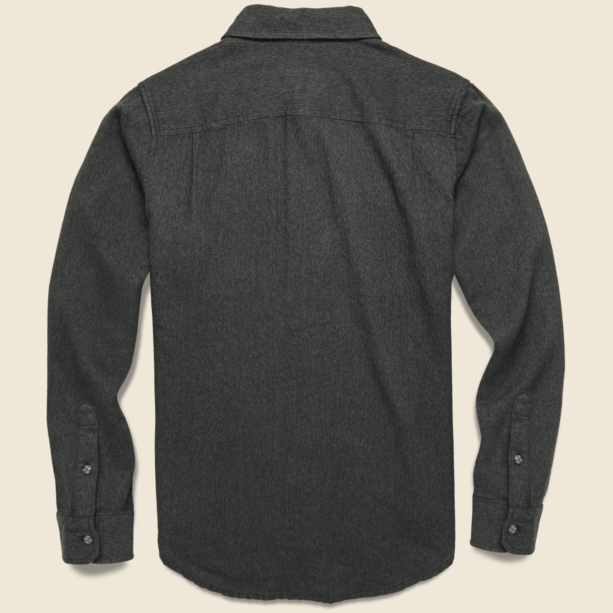Winslow Flannel - Charcoal - Bridge & Burn - STAG Provisions - Tops - L/S Woven - Solid