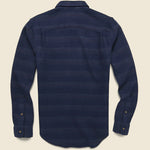 Cole Blanket Flannel - Navy - Bridge & Burn - STAG Provisions - Tops - L/S Woven - Stripe
