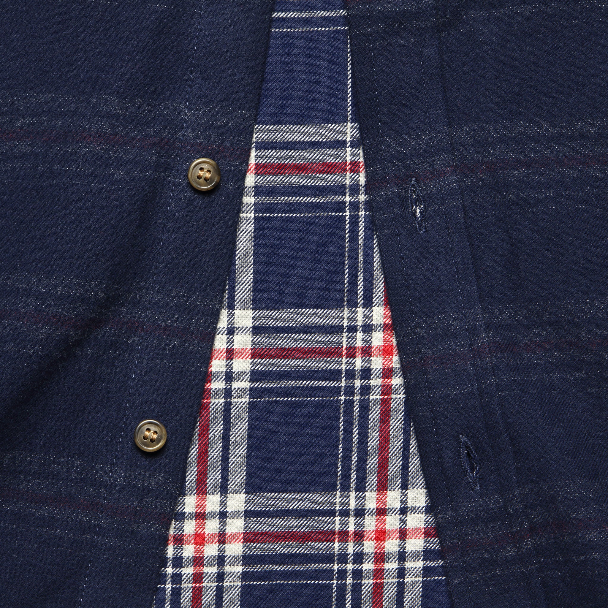 
                          Cole Blanket Flannel - Navy - Bridge &amp; Burn - STAG Provisions - Tops - L/S Woven - Stripe
                        