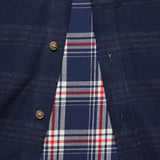 Cole Blanket Flannel - Navy - Bridge & Burn - STAG Provisions - Tops - L/S Woven - Stripe