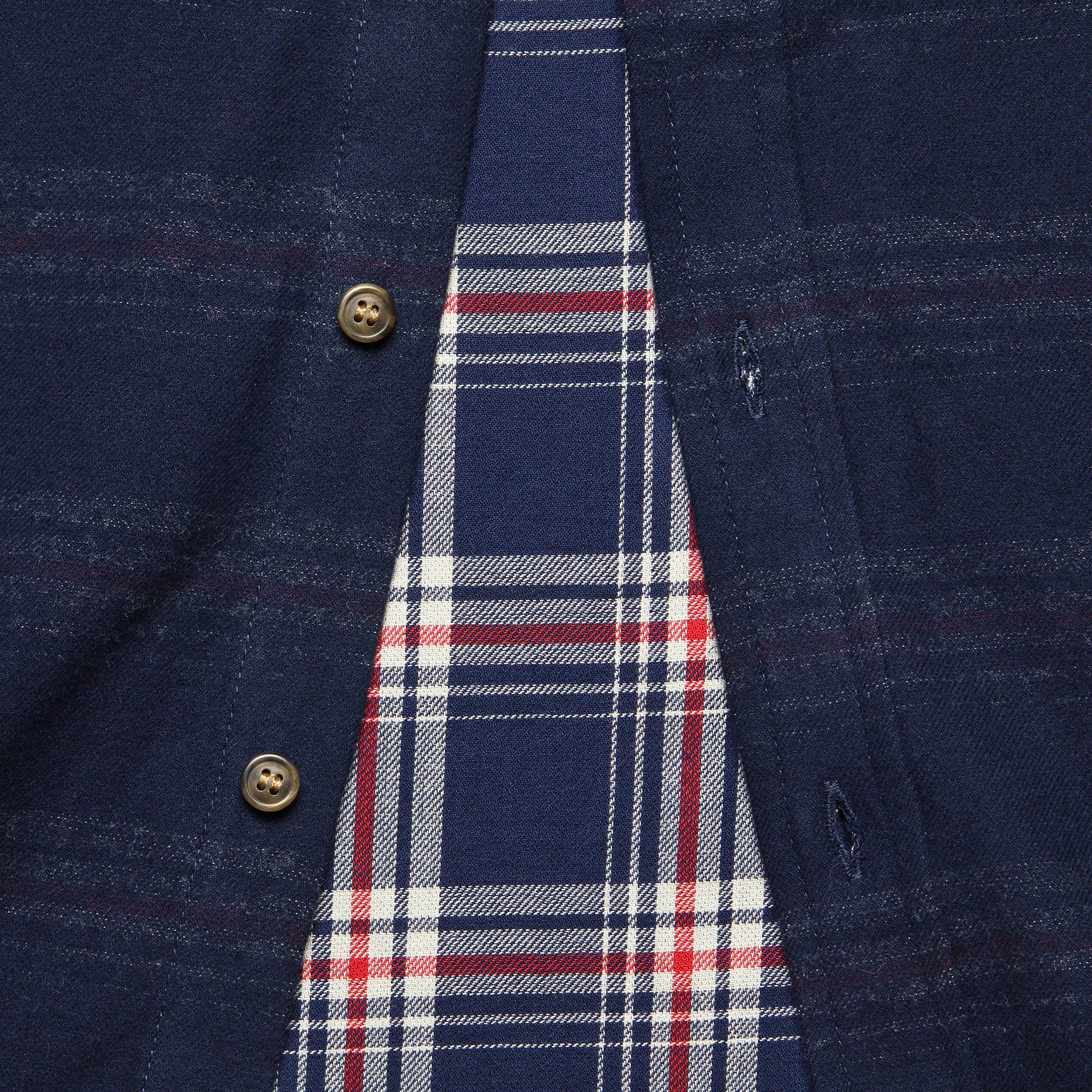 Cole Blanket Flannel - Navy - Bridge & Burn - STAG Provisions - Tops - L/S Woven - Stripe