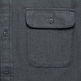 Bedford Shirt - Charcoal Herringbone - Bridge & Burn - STAG Provisions - Tops - L/S Woven - Other Pattern