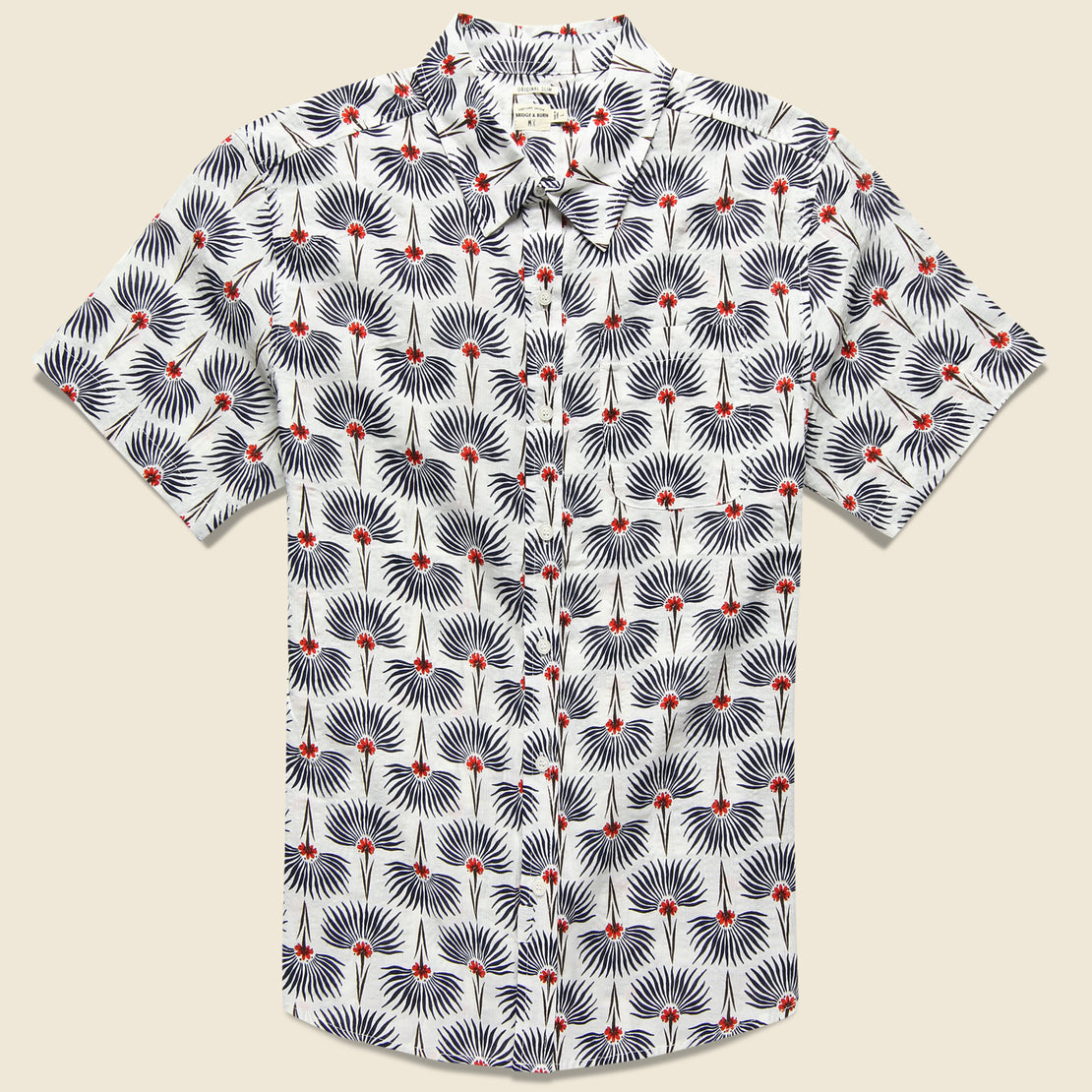 Bridge & Burn Harbor Shirt - Hawaiian Print