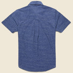 Harbor Shirt - Navy Slub - Bridge & Burn - STAG Provisions - Tops - S/S Woven - Other Pattern