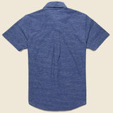 Harbor Shirt - Navy Slub - Bridge & Burn - STAG Provisions - Tops - S/S Woven - Other Pattern