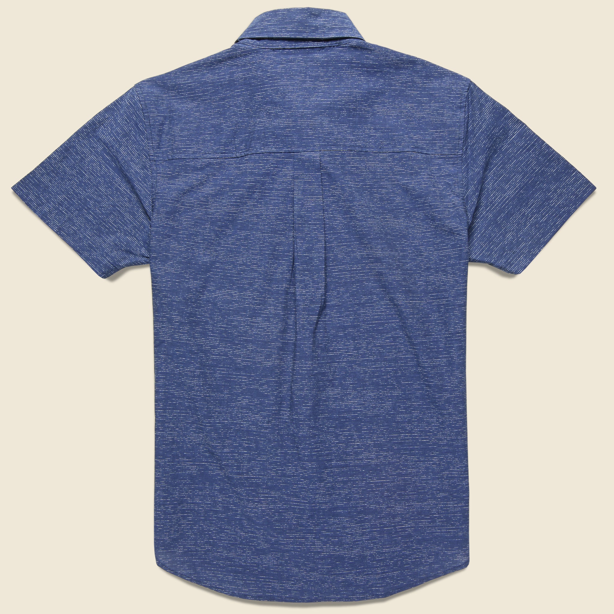 Harbor Shirt - Navy Slub - Bridge & Burn - STAG Provisions - Tops - S/S Woven - Other Pattern