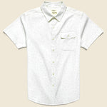 Marten Shirt - White Dash Print - Bridge & Burn - STAG Provisions - Tops - S/S Woven - Other Pattern