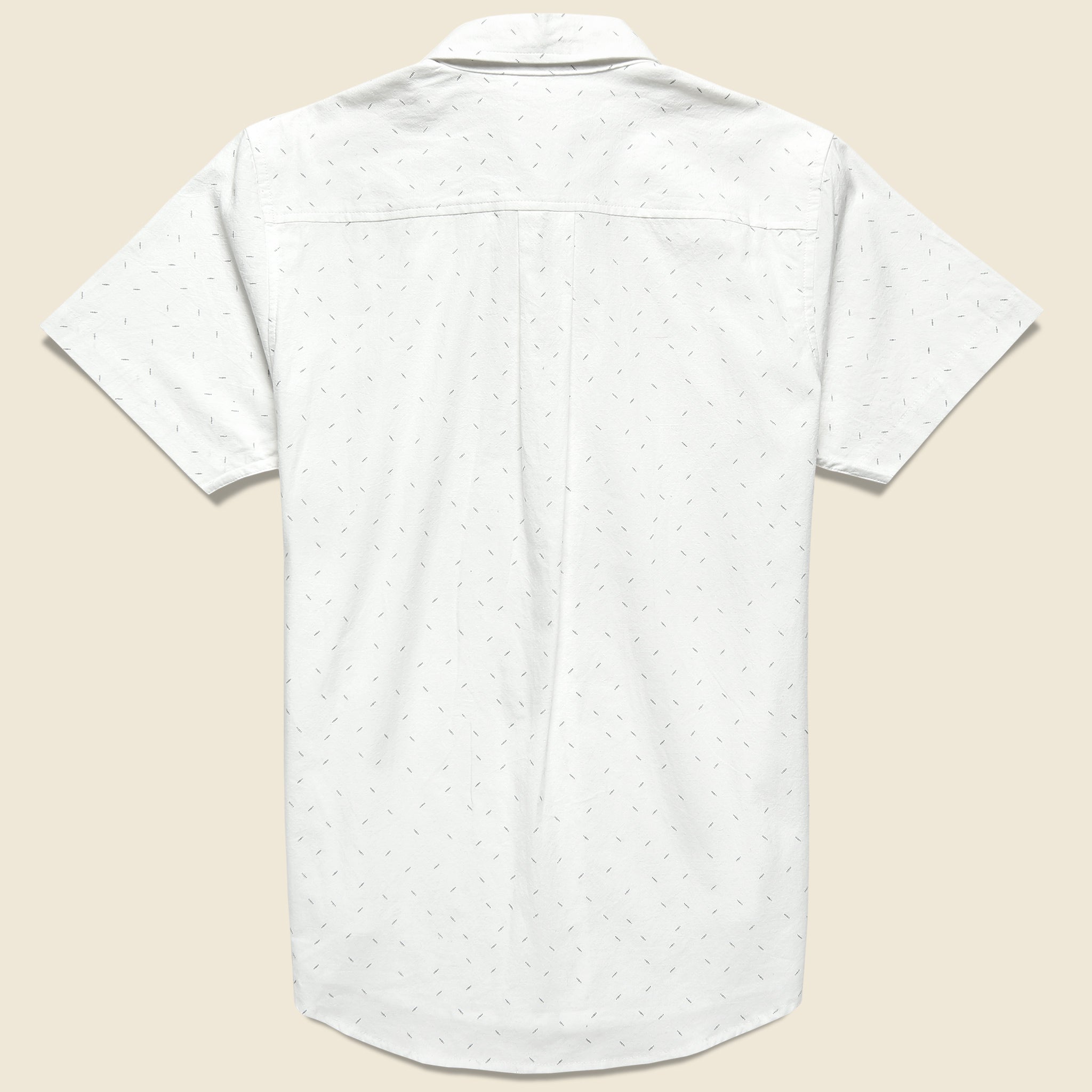 Marten Shirt - White Dash Print - Bridge & Burn - STAG Provisions - Tops - S/S Woven - Other Pattern