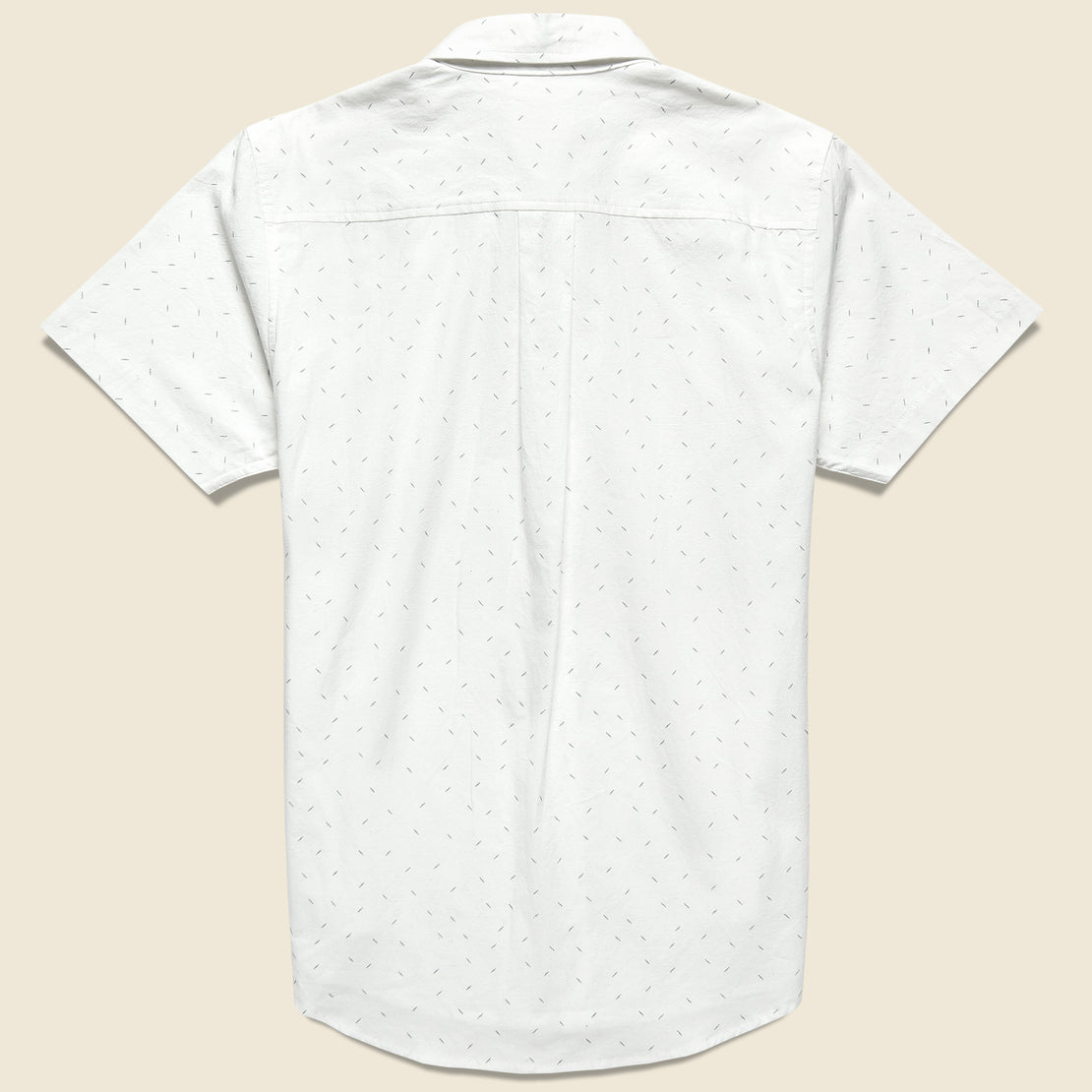 Marten Shirt - White Dash Print