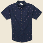 Harbor Shirt - Navy Diamonds - Bridge & Burn - STAG Provisions - Tops - S/S Woven - Other Pattern