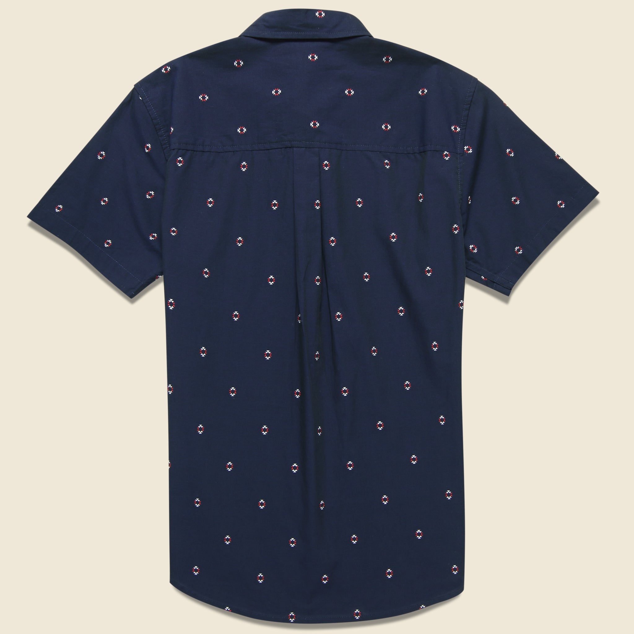 
                          Harbor Shirt - Navy Diamonds - Bridge &amp; Burn - STAG Provisions - Tops - S/S Woven - Other Pattern
                        