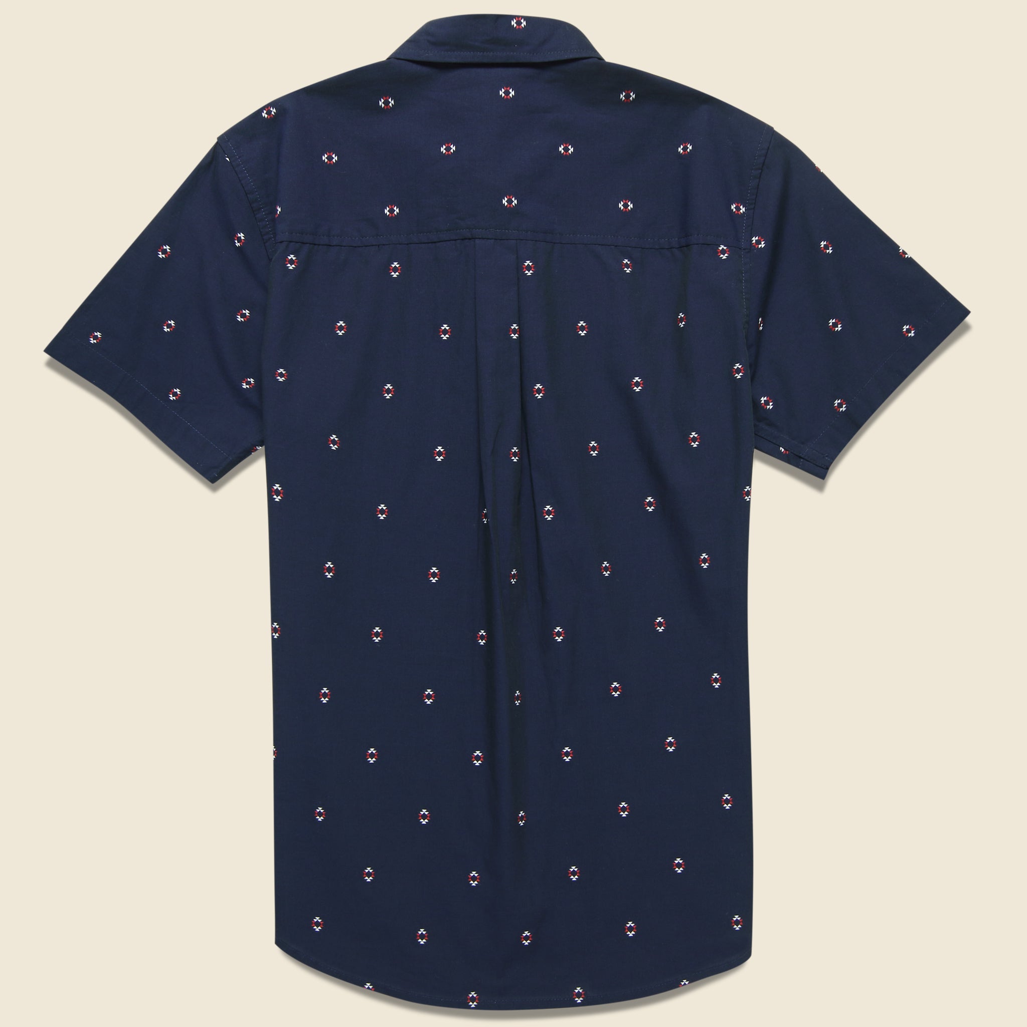 Harbor Shirt - Navy Diamonds - Bridge & Burn - STAG Provisions - Tops - S/S Woven - Other Pattern