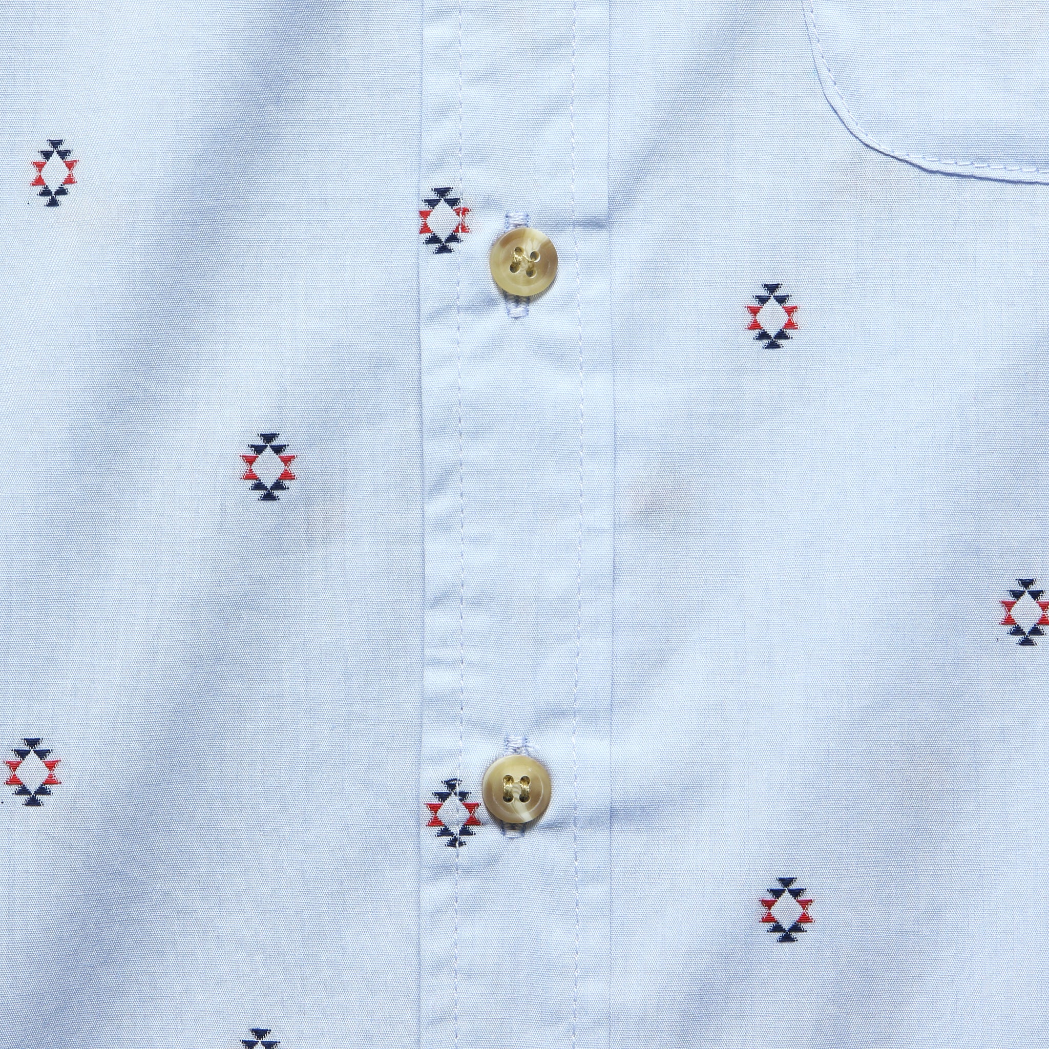 
                          Harbor Shirt - Light Blue Diamonds - Bridge &amp; Burn - STAG Provisions - Tops - S/S Woven - Other Pattern
                        